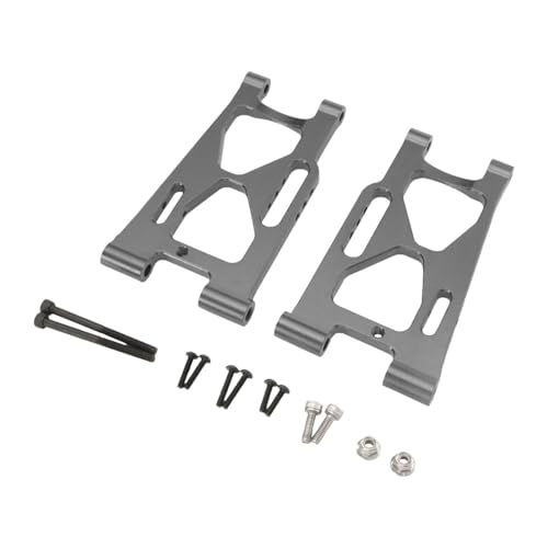 Harilla 2 Stück RC Hinterer Unterer Schwingarm, Modifikation des Querlenkers, professionelles Hobby-Werkzeug, Ersatzteil für 7303 1/7 RC Hobby-Auto, Grau von Harilla きん
