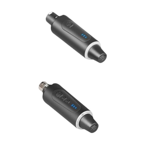 Harilla 2 Stück XLR-Mikrofonadapter, Mikrofonarmaturen, /0 V, kabelloses Sende- und Empfangssystem für dynamisches Kondensatormikrofon von Harilla