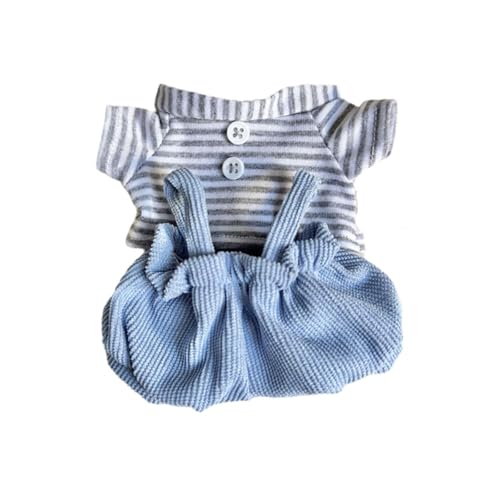 Harilla 20 cm Plüschpuppen Kleidung, Accessoires, Spielzeugkleid für Geburtstagsgeschenke, DIY Vorräte, Blau Harilla 20 cm Plüschpuppen Kleidung, Accessoires, Spielzeugkleid für Geburtstagsgeschenke, DIY Vorräte, Blau von Harilla