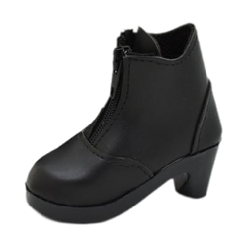 Harilla 24 "Puppenstiefel Miniaturpuppenschuhe Handgefertigte Kleidungskomfort High Top Doll Stiefel für Szenenfoto Requisite Weibliche Actionfiguren, Schwarz Harilla 24 "Puppenstiefel Miniaturpuppenschuhe Handgefertigte Kleidungskomfort High Top Doll Stiefel für Szenenfoto Requisite Weibliche Actionfiguren, Schwarz von Harilla