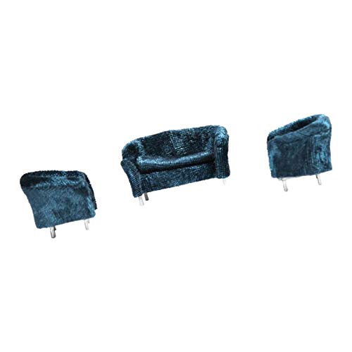 Harilla 3 Puppenhaus möbel – Puppen – Sofa, Blau, 1/30 von Harilla
