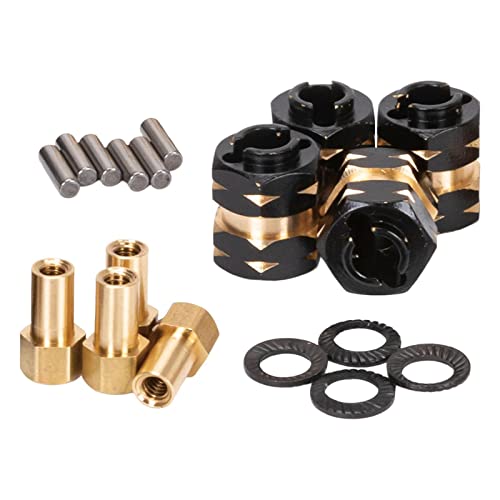 Harilla 4 Messing Rad Hex Adapter RC Spurverbreiterungen Aluminiumlegierung RC Hex Nabe für Axial SCX24 Axi00005 RC Hobby Kraftfahrzeug Teil Zubehör Harilla 4 Messing Rad Hex Adapter RC Spurverbreiterungen Aluminiumlegierung RC Hex Nabe für Axial SCX24 Axi00005 RC Hobby Kraftfahrzeug Teil Zubehör von Harilla