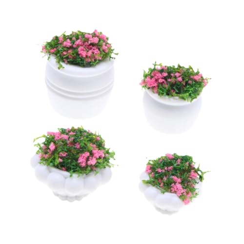Harilla 4 Stücke Dollhouse Pflanze Bonsais Miniatur Ornament Tragbare Skulpturen Puppenhaus Mini Tote für Sandtischgebäudemodell Harilla 4 Stücke Dollhouse Pflanze Bonsais Miniatur Ornament Tragbare Skulpturen Puppenhaus Mini Tote für Sandtischgebäudemodell von Harilla