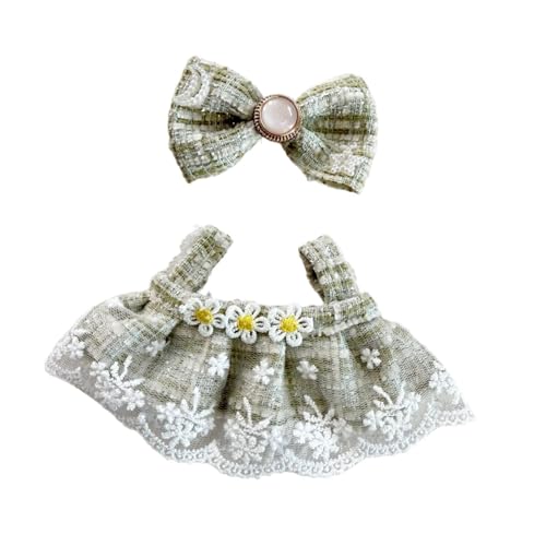 Harilla 5,91 Zoll 6,69 Zoll Puppenkleid Kleid Kleid mit weich Abnehmbarer Mini -Kleidung Doll Outifits für kleine Mädchen Kinder Geburtstagsgeschenk von Harilla