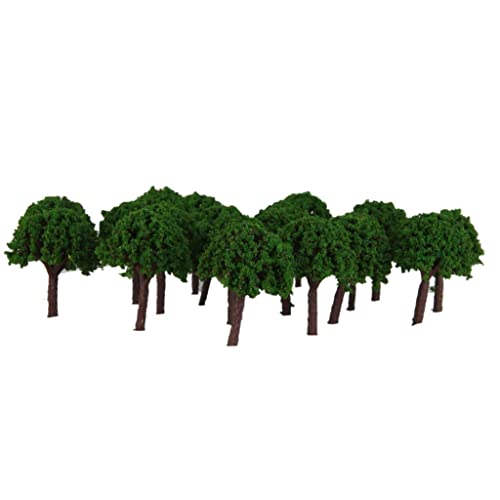 Harilla 50 Lebhaft Bäume Modelleisenbahn Eisenbahn Garden Road Diorama Landschaft Z T Maßstab 3 cm von Harilla