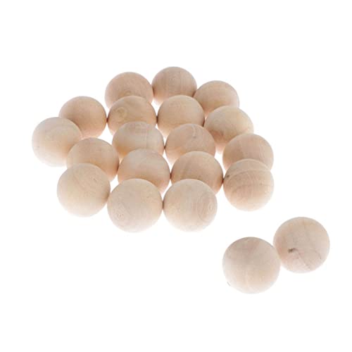Harilla 50 Stücke Natürliche Holzkugeln Perlen Buche Holz Kugel Hartholzkugeln Feste 15mm Harilla 50 Stücke Natürliche Holzkugeln Perlen Buche Holz Kugel Hartholzkugeln Feste 15mm von Harilla