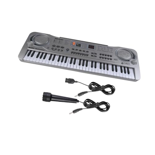 Harilla 61 Tasten elektronisches Klavier, Früherziehungsspielzeug, Leichter zu erlernendes Klangspielzeug, Musik-Erleuchtungsspielzeug für Harilla 61 Tasten elektronisches Klavier, Früherziehungsspielzeug, Leichter zu erlernendes Klangspielzeug, Musik-Erleuchtungsspielzeug für von Harilla