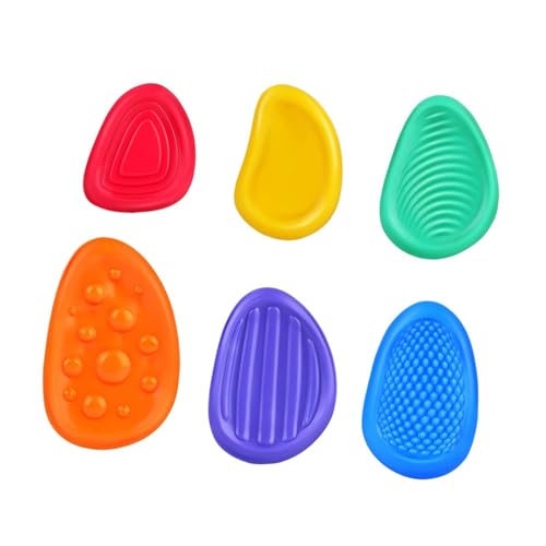 Harilla 6X Sensorische Steine für Kinder, strukturiertes Zappelspielzeug, Erkennungsspielzeug, Lernspielzeug, Textur-Sorgenstein für Jungen im Alter von 3 4 5 Harilla 6X Sensorische Steine für Kinder, strukturiertes Zappelspielzeug, Erkennungsspielzeug, Lernspielzeug, Textur-Sorgenstein für Jungen im Alter von 3 4 5 von Harilla