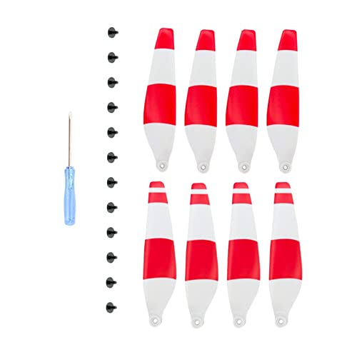 Harilla 8 Drohnenpropeller Ersatzblätter für Mini, Wing Fans Leichtes Hochleungszubehör, rot-Weiss Harilla 8 Drohnenpropeller Ersatzblätter für Mini, Wing Fans Leichtes Hochleungszubehör, rot-Weiss von Harilla