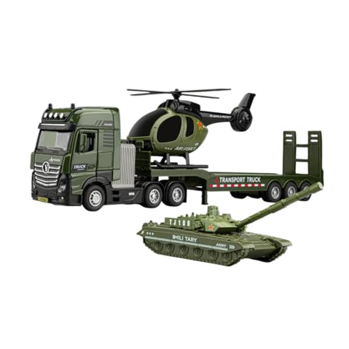 Harilla Abschleppwagen-Spielzeug, Maßstab 1:50, technischer LKW, frühes Lernen mit Mini-Helikopter, Rückzugsfahrzeug für Kinder im Alter von 2, 3, 4, 5 und 6, Panzer Harilla Abschleppwagen-Spielzeug, Maßstab 1:50, technischer LKW, frühes Lernen mit Mini-Helikopter, Rückzugsfahrzeug für Kinder im Alter von 2, 3, 4, 5 und 6, Panzer von Harilla