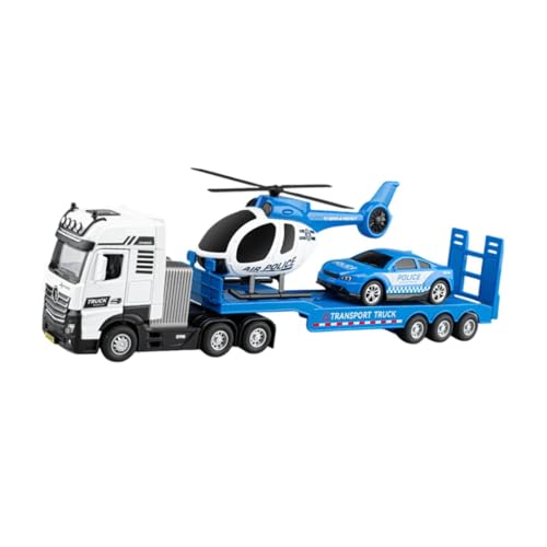 Harilla Abschleppwagen-Spielzeug, Maßstab 1:50, technischer LKW, frühes Lernen mit Mini-Helikopter, Rückzugsfahrzeug für Kinder im Alter von 2, 3, 4, 5 und 6, Polizeiauto Harilla Abschleppwagen-Spielzeug, Maßstab 1:50, technischer LKW, frühes Lernen mit Mini-Helikopter, Rückzugsfahrzeug für Kinder im Alter von 2, 3, 4, 5 und 6, Polizeiauto von Harilla