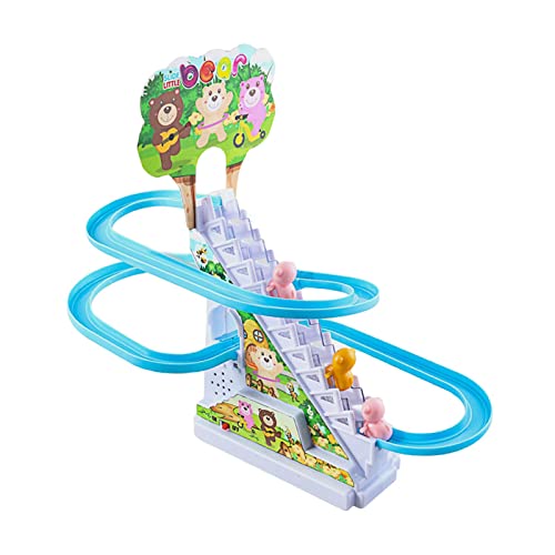 Harilla Achterbahn-Spielzeug, Verspieltes Achterbahn-Spielzeug, DIY-Innenspielzeug, langlebig, lustig, Kinder-Achterbahn-Spielzeug-Set, für Geschenk, 3 Bären Harilla Achterbahn-Spielzeug, Verspieltes Achterbahn-Spielzeug, DIY-Innenspielzeug, langlebig, lustig, Kinder-Achterbahn-Spielzeug-Set, für Geschenk, 3 Bären von Harilla