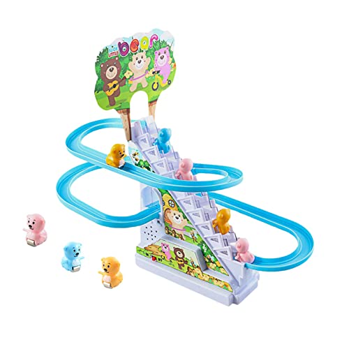 Harilla Achterbahn-Spielzeug, Verspieltes Achterbahn-Spielzeug, DIY-Innenspielzeug, langlebig, lustig, Kinder-Achterbahn-Spielzeug-Set, für Geschenk, 9 Bären Harilla Achterbahn-Spielzeug, Verspieltes Achterbahn-Spielzeug, DIY-Innenspielzeug, langlebig, lustig, Kinder-Achterbahn-Spielzeug-Set, für Geschenk, 9 Bären von Harilla