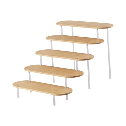 Harilla Acryl Display Riser sammelbar Modell Display Leiter Parfüm Organizer Showcase für Spielzeugfiguren Sammelmodellfahrzeuge, 20 cm von Harilla