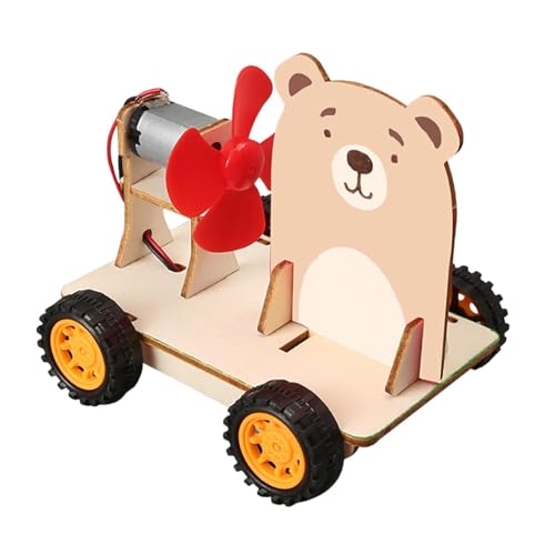 Harilla Aktion und Reaktion Kräfte Kräfte des Automodells DIY Kits Science Experiment Set handgefertigtes Versammlung Bildungsholzpuzzle Spielzeug für Jungen von Harilla