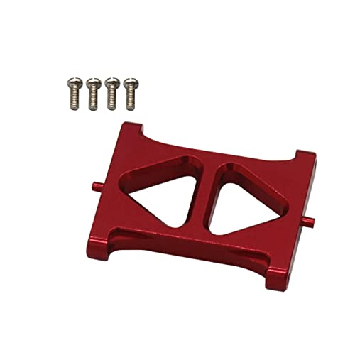 Harilla Aluminiumlegierung, Metallträgerhalterung, Ersatz, Upgrade-, 1:12 RC für 1/18 RC Car Crawler, ferngesteuertes Modell, Rot von Harilla