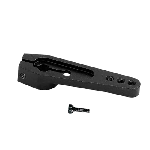 Harilla Aluminiumlegierung 25T Servohorn, Langer Lenkservoarm mit Schraube, Metalllenkarm für RC-Auto-Boot-Crawler-Fahrzeuge, Schwarz Harilla Aluminiumlegierung 25T Servohorn, Langer Lenkservoarm mit Schraube, Metalllenkarm für RC-Auto-Boot-Crawler-Fahrzeuge, Schwarz von Harilla きん