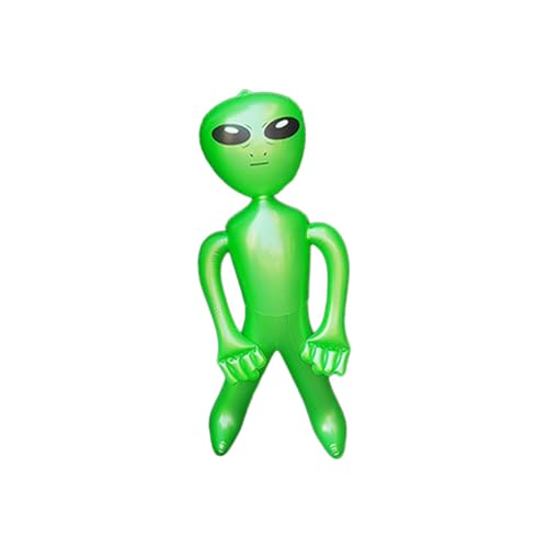 Harilla Aufblasbare Alien-Requisiten, Spielzeug für Erwachsene und Kinder, zum Aufblasen von Alien-Spielzeug, Alien-Figuren für Alien-Themenparty, Geburtstag, Grün, S von Harilla