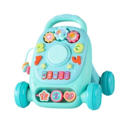 Harilla Baby-Schiebespielzeug, Aktivitätscenter zur Entwicklung motorischer Fähigkeiten, Geburtstagsgeschenk, interaktives Sound-Musical-Laufspielzeug, GrÜn Harilla Baby-Schiebespielzeug, Aktivitätscenter zur Entwicklung motorischer Fähigkeiten, Geburtstagsgeschenk, interaktives Sound-Musical-Laufspielzeug, GrÜn von Harilla