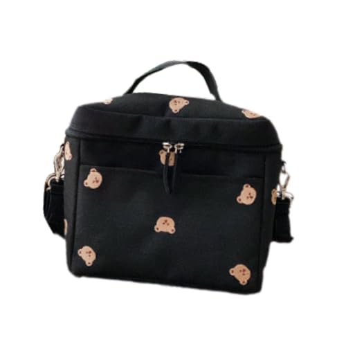 Harilla Baby-Wickeltasche, Kinderwagentasche, leichte, tragbare Aufbewahrungstasche, Canvas-Tasche, Kinderwagen-Organizer für Windeln, Spielzeug, Flaschen, Schwarz Harilla Baby-Wickeltasche, Kinderwagentasche, leichte, tragbare Aufbewahrungstasche, Canvas-Tasche, Kinderwagen-Organizer für Windeln, Spielzeug, Flaschen, Schwarz von Harilla