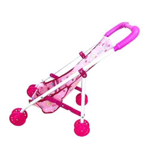 Harilla Babypuppen-Kinderwagen-Spielzeug, interaktives Spielzeug, Lernaktivitäten, zusammenklappbar, frühe Entwicklung für Mädchen, rosa, Push Cart, Süßigkeiten Harilla Babypuppen-Kinderwagen-Spielzeug, interaktives Spielzeug, Lernaktivitäten, zusammenklappbar, frühe Entwicklung für Mädchen, rosa, Push Cart, Süßigkeiten von Harilla
