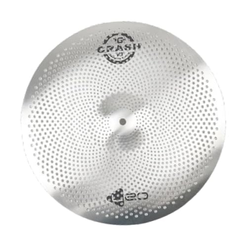 Harilla Becken mit geringer Lautstärke, leises Becken, Schlagzeugzubehör für Schlagzeugübungen, Robustes, leichtes Mute-Becken, Trommelbecken für Anfänger, 20inch Harilla Becken mit geringer Lautstärke, leises Becken, Schlagzeugzubehör für Schlagzeugübungen, Robustes, leichtes Mute-Becken, Trommelbecken für Anfänger, 20inch von Harilla
