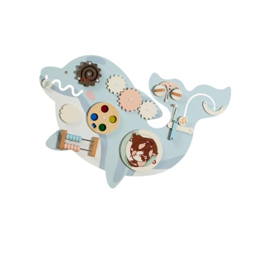 Harilla Beschäftigte Board Wandtafel Sensorisches Board Interaktives Wandspielzeug Lernpädagogikspielzeug für Kinder Feiertagsgeschenke von Harilla