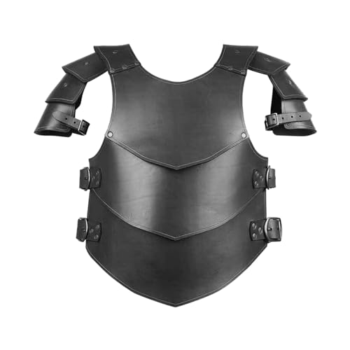 Harilla Brust-Schultergeschirr, Achselzucken-Rüstungen, Steampunk-Schnallen, Schulterschutz, Ritterkostüm, Samurai-Geschirr für Rave-Piraten, Schwarz Harilla Brust-Schultergeschirr, Achselzucken-Rüstungen, Steampunk-Schnallen, Schulterschutz, Ritterkostüm, Samurai-Geschirr für Rave-Piraten, Schwarz von Harilla