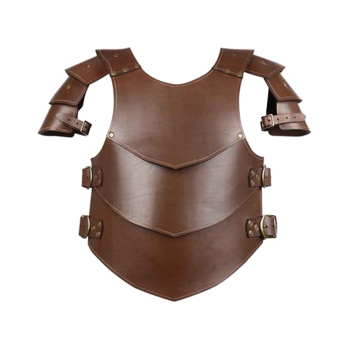 Harilla Brust-Schultergeschirr, Achselzucken-Rüstungen, Steampunk-Schnallen, Schulterschutz, Ritterkostüm, Samurai-Geschirr für Rave-Piraten, braun Harilla Brust-Schultergeschirr, Achselzucken-Rüstungen, Steampunk-Schnallen, Schulterschutz, Ritterkostüm, Samurai-Geschirr für Rave-Piraten, braun von Harilla