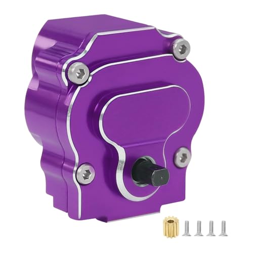Harilla CNC-Aluminiumlegierung-Getriebe, professioneller 13:1-Metallersatz für Modifikations-Upgrades für ferngesteuerte Autos im Maßstab 1/18, Lila von Harilla