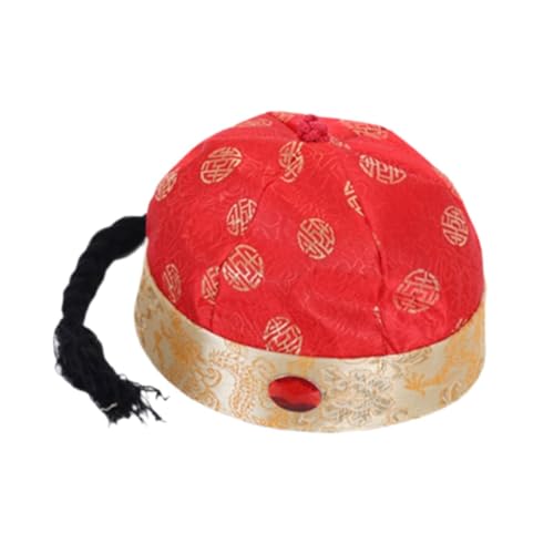 Harilla Chinesischer orientalischer Hut, Rollenspiel, chinesischer Kaiserhut für Bühnentheater, Rot 54cm Harilla Chinesischer orientalischer Hut, Rollenspiel, chinesischer Kaiserhut für Bühnentheater, Rot 54cm von Harilla
