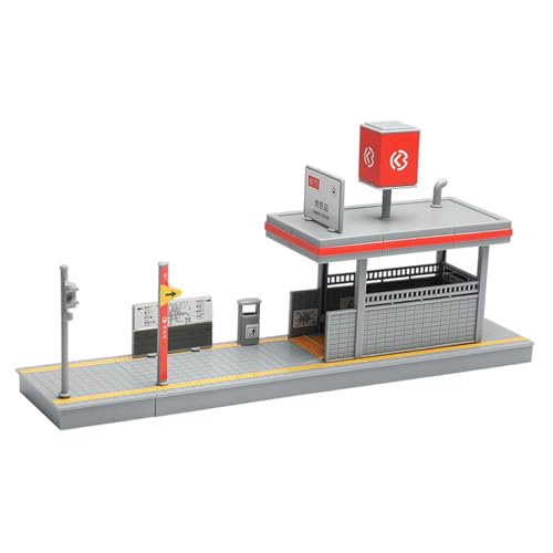 Harilla DIY-Montage 1:64 -Stationsmodell, Architekturszene, für Mikrolandschafts-Diorama-Layout-Dekorationsszene Harilla DIY-Montage 1:64 -Stationsmodell, Architekturszene, für Mikrolandschafts-Diorama-Layout-Dekorationsszene von Harilla
