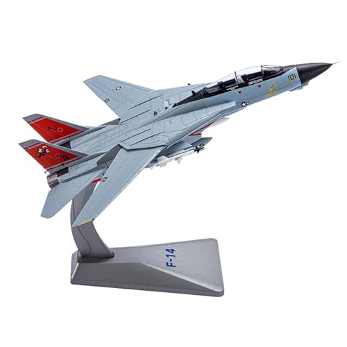 Harilla Diecast 1:72 Simulation F14 Kampfflugzeug Sammlung mit Stand Display Vf31 Modell für Regal Home Desktop Büro Souvenirs von Harilla