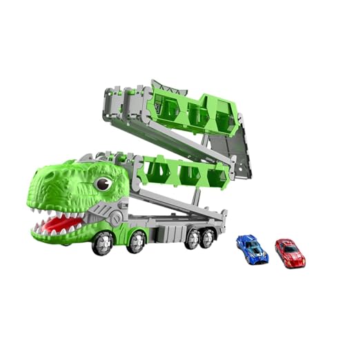 Harilla Dinosaurier-Transporter-LKW, Dinosaurier-Auto, Fahrzeuge, Spielset, Dinosaurier-Klapp-Auswurf-Rennstrecke, als Kindergarten-Geburtstagsgeschenk, 2 Autos Harilla Dinosaurier-Transporter-LKW, Dinosaurier-Auto, Fahrzeuge, Spielset, Dinosaurier-Klapp-Auswurf-Rennstrecke, als Kindergarten-Geburtstagsgeschenk, 2 Autos von Harilla
