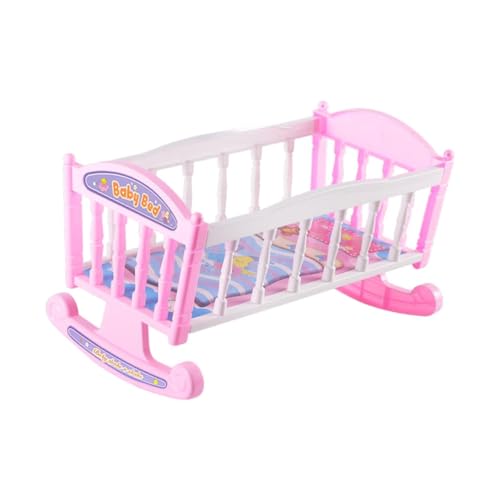 Harilla Dollhouse Accessoires Dollhouse Miniaturmöbel Babypuppenbett Mini -Puppenbett für 1: 6 Puppe Harilla Dollhouse Accessoires Dollhouse Miniaturmöbel Babypuppenbett Mini -Puppenbett für 1: 6 Puppe von Harilla