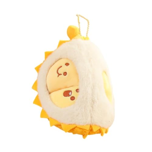 Harilla Durian Plüschspielzeug Peeling Durian Plüsch Puppe 16 cm Höhe kuschelisch ausgestopfte Spielzeugpanzeranhänger ausgestopfter Puppenanhänger für Kinder Harilla Durian Plüschspielzeug Peeling Durian Plüsch Puppe 16 cm Höhe kuschelisch ausgestopfte Spielzeugpanzeranhänger ausgestopfter Puppenanhänger für Kinder von Harilla