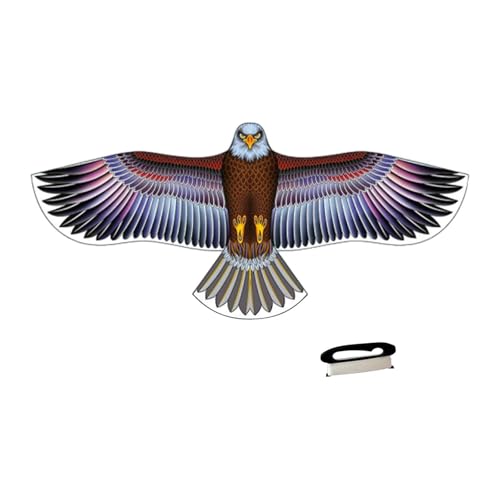 Harilla Eagle Shape Kite Große Vogelkite Einfach zu fliegen riesige Schaukel enthalten 100m Saiten Sport Kite für Outdoor Game Family Beach Park, 168cmx72cm Harilla Eagle Shape Kite Große Vogelkite Einfach zu fliegen riesige Schaukel enthalten 100m Saiten Sport Kite für Outdoor Game Family Beach Park, 168cmx72cm von Harilla