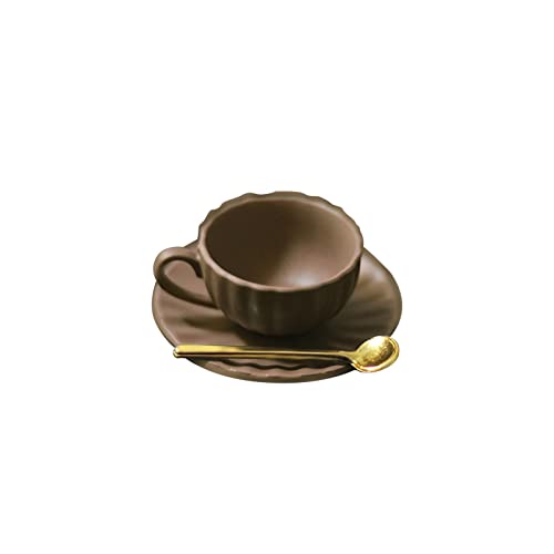 Harilla Elegantes Kaffeeservice-Set für Puppenstuben, Dunkelgrau von Harilla