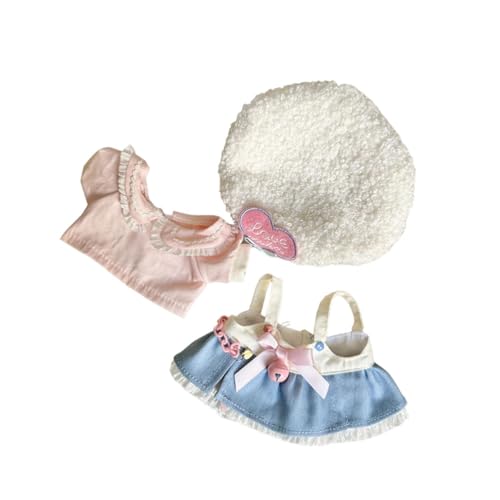 Harilla Enten-Plüschkleidung, Puppenkleidung, Foto-Requisiten, Anziehsachen, modisch, weich, Kostüme für 15 cm große Puppen, Plüschpuppenzubehör, Cartoon Harilla Enten-Plüschkleidung, Puppenkleidung, Foto-Requisiten, Anziehsachen, modisch, weich, Kostüme für 15 cm große Puppen, Plüschpuppenzubehör, Cartoon von Harilla