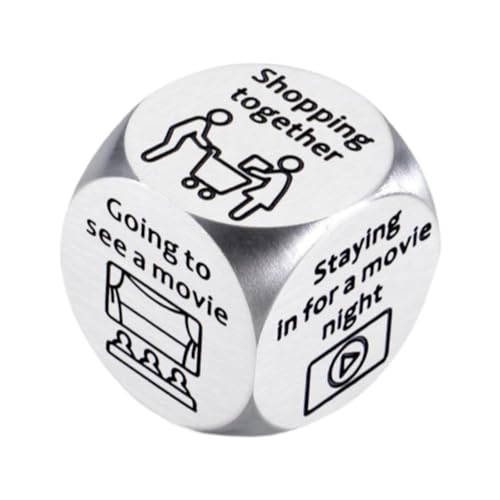 Harilla Entscheidungswürfel, Würfel, Date Night Dice, Paare Spiel für Geburtstag Flitterwochen Hochzeitsreisen, Stil a Harilla Entscheidungswürfel, Würfel, Date Night Dice, Paare Spiel für Geburtstag Flitterwochen Hochzeitsreisen, Stil a von Harilla