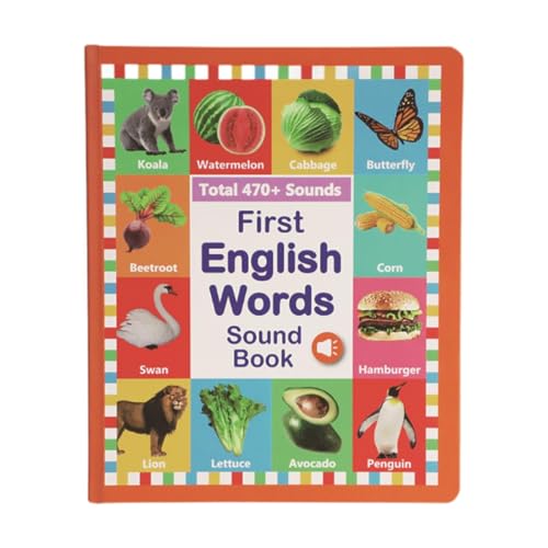 Harilla Erste englische Wörter, Soundbuch, Vokabellernen, Punktlesen, interaktives Hörbuch für Jungen und Mädchen im Alter von 2–6 Jahren Harilla Erste englische Wörter, Soundbuch, Vokabellernen, Punktlesen, interaktives Hörbuch für Jungen und Mädchen im Alter von 2–6 Jahren von Harilla きん