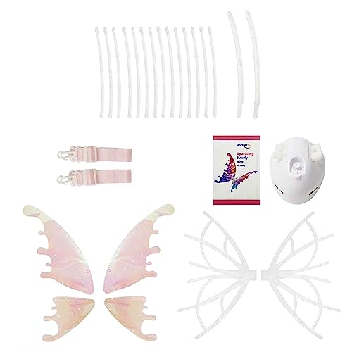 Harilla Fantasievolle Schmetterlingsflügel für Kinder - Zauberhaftes Accessoire für Verkleidung, ohne Licht von Harilla
