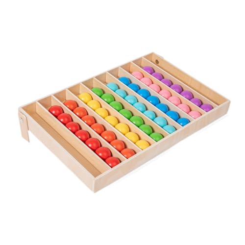 Harilla Farbsortierballspiel, Ballsortierspielzeug, Farberkennungs-Lernspielzeug, Regenbogenbälle, sensorisches Spielzeug für Jungen und Mädchen, von Harilla