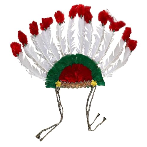 Harilla Feder-Kopfschmuck, Stirnband, Zubehör, Dekoration, Kopfbedeckung, Kopfbedeckung, amerikanischer Häuptling, Indianer-Ureinwohner-Hut für Karnevalsparty, Stil g Harilla Feder-Kopfschmuck, Stirnband, Zubehör, Dekoration, Kopfbedeckung, Kopfbedeckung, amerikanischer Häuptling, Indianer-Ureinwohner-Hut für Karnevalsparty, Stil g von Harilla