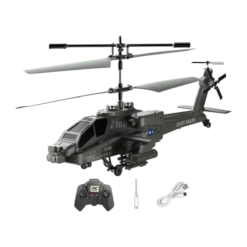 Harilla Ferngesteuerter Hubschrauber mit Lichtern, Sammlerstücke, 1 Schlüssel, Start/Landung, Flugzeug, Gyro-Stabilisator, RC-Helikopter für Anfänger, Grün Harilla Ferngesteuerter Hubschrauber mit Lichtern, Sammlerstücke, 1 Schlüssel, Start/Landung, Flugzeug, Gyro-Stabilisator, RC-Helikopter für Anfänger, Grün von Harilla