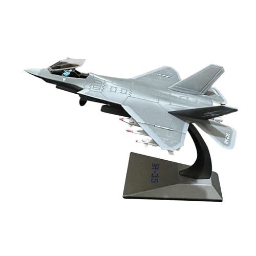 Harilla Fighter Model 1/100 Skala Ornament Souvenir mit Basisstiecast Model Flugzeugmodell Spielzeug für Wohnzimmer Home Regal Tabletop Dekor von Harilla