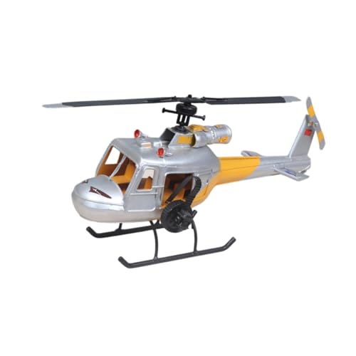 Harilla Flugzeug-Dekoration, Helikopter-Ausstellung, Geschenk, Souvenir, Luftfahrt-Themen-Flugzeug-Dekoration für Wohnzimmer, Bücherregal, Café, TV-Schrank, Gelb Harilla Flugzeug-Dekoration, Helikopter-Ausstellung, Geschenk, Souvenir, Luftfahrt-Themen-Flugzeug-Dekoration für Wohnzimmer, Bücherregal, Café, TV-Schrank, Gelb von Harilla
