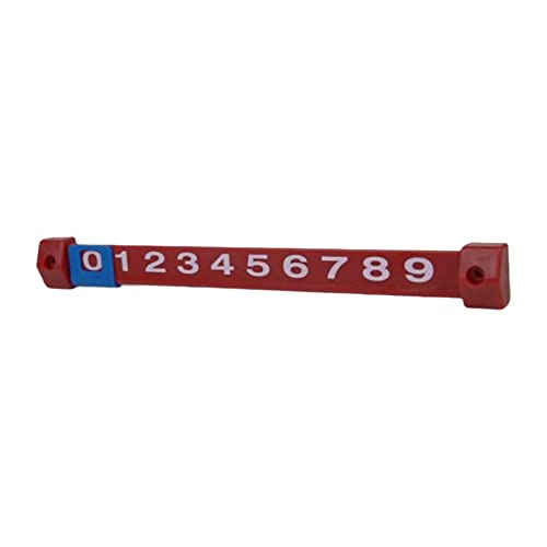 Harilla Fußball-Score-Zähler 0 bis 9 Tragbarer Tischfußball-Torzähler-Keeper Scoring-Marker, Rot von Harilla