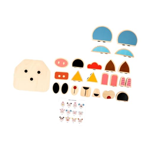 Harilla Gesichtswechsel Blockpuzzle, Bildungsspielzeug, Spieleentwicklungsspielzeug, Holz für 36 Monate und über Kindern Mädchen Jungen Kinder Kinder, Tierpuzzle Harilla Gesichtswechsel Blockpuzzle, Bildungsspielzeug, Spieleentwicklungsspielzeug, Holz für 36 Monate und über Kindern Mädchen Jungen Kinder Kinder, Tierpuzzle von Harilla