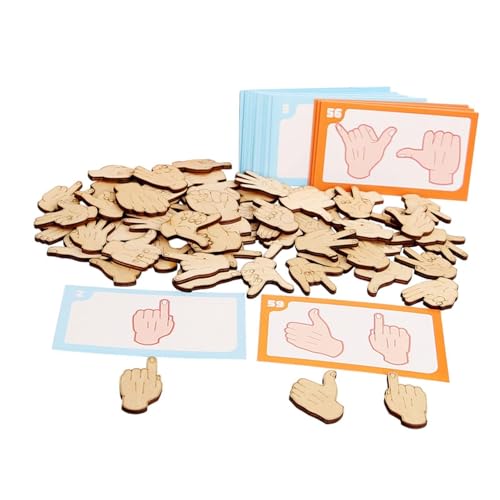 Harilla Gestenform passendes Spielzeug, lehrreiches Matching -Spiel, Tischspiel Holz Matching Gesten -Puzzle für Kinder Harilla Gestenform passendes Spielzeug, lehrreiches Matching -Spiel, Tischspiel Holz Matching Gesten -Puzzle für Kinder von Harilla
